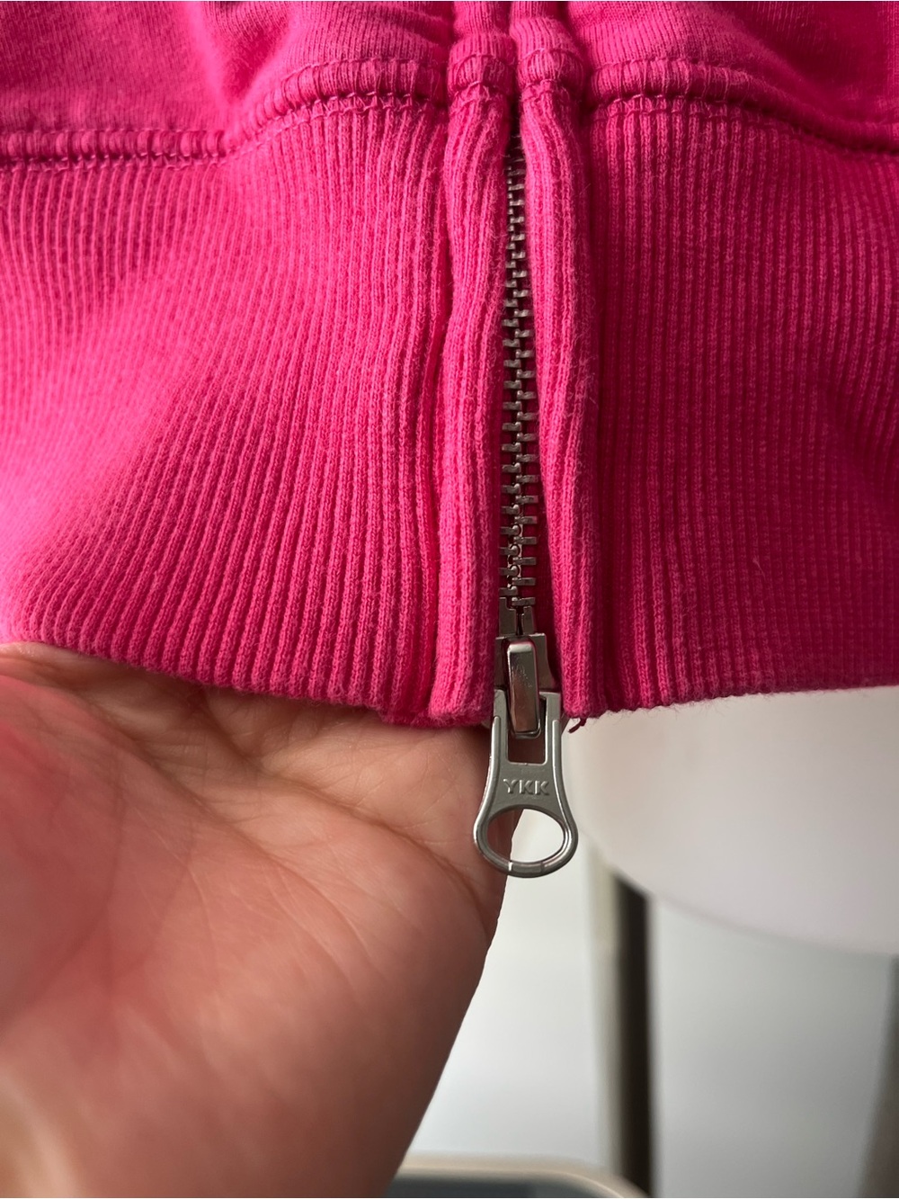 Jeep Hot Pink Zip-Front Mock Neck Zip Up - Picture 4 of 5